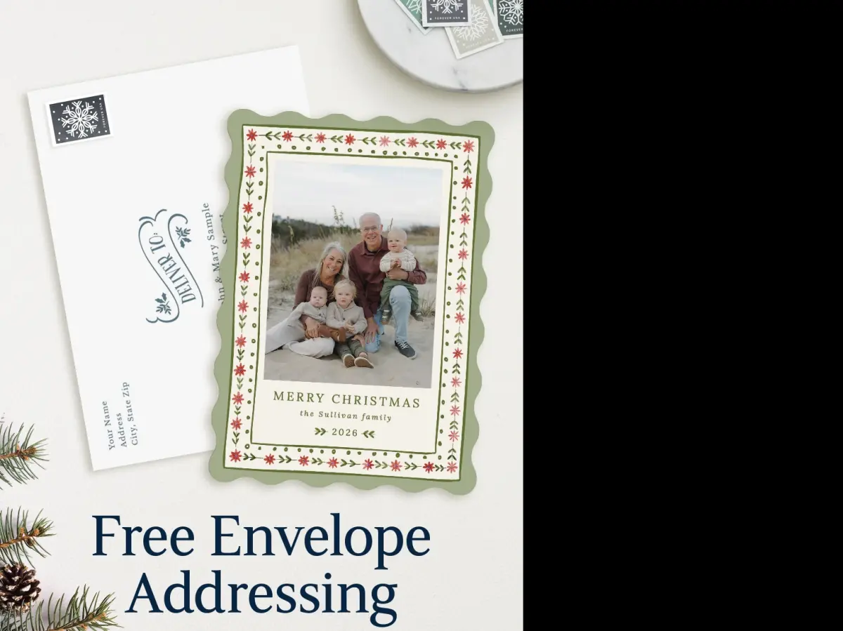 Wavy Christmas Cards