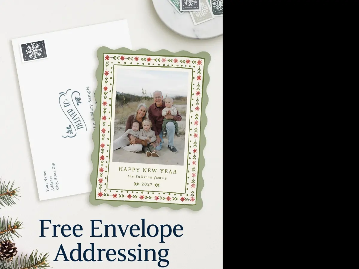 Wavy Christmas Cards