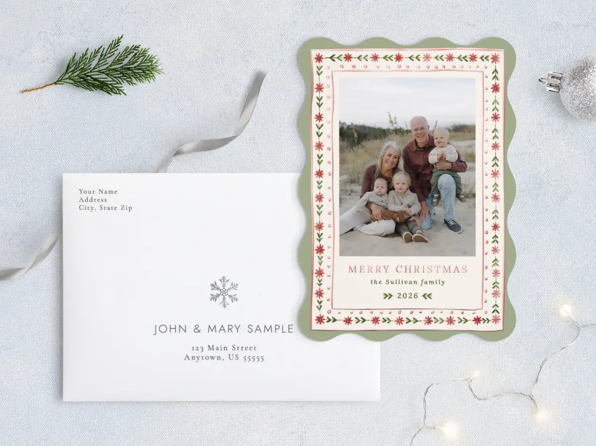 Front with Envelope Design