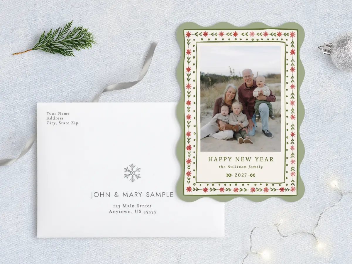 Front with Envelope Design