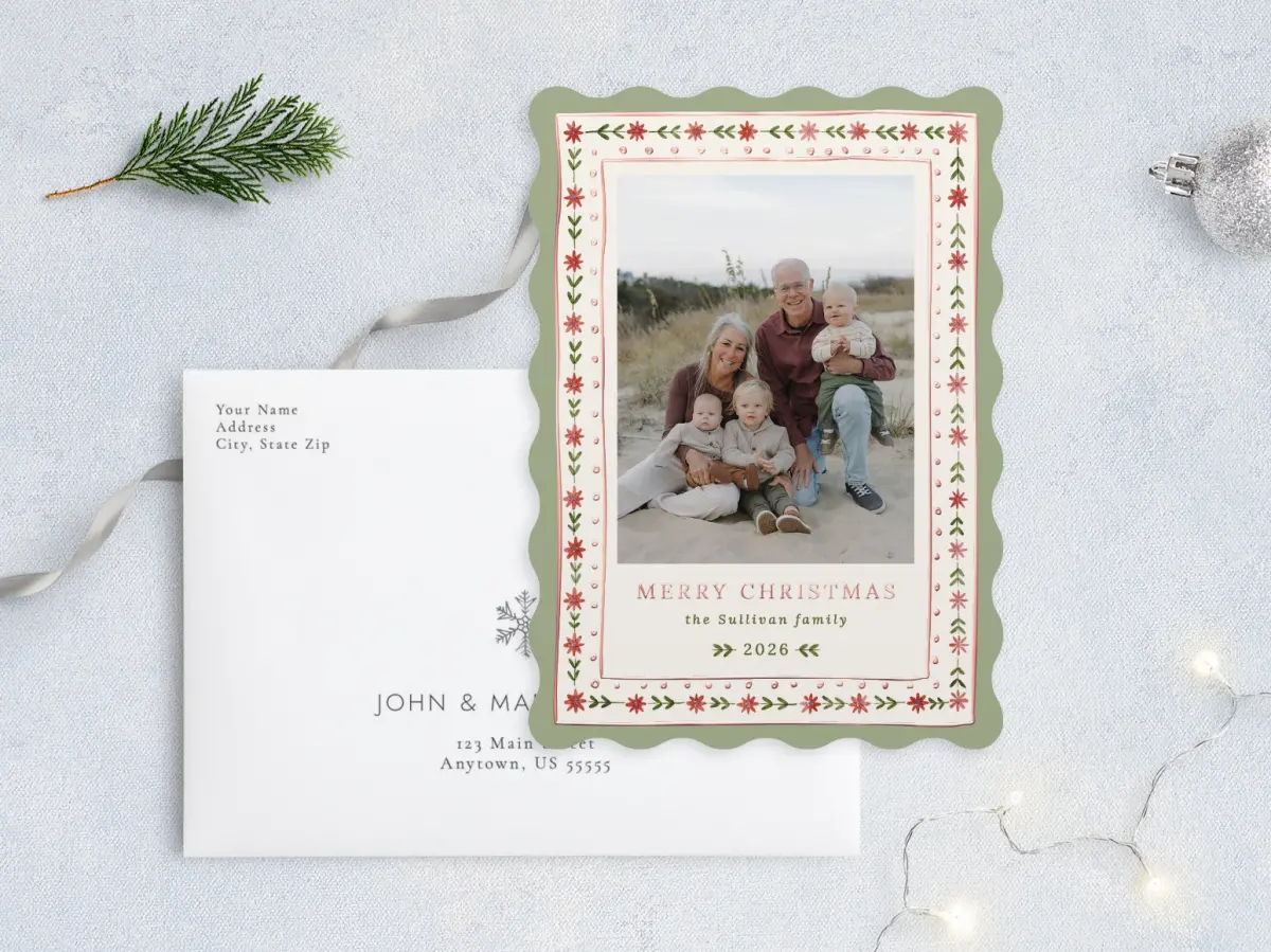 Front with Envelope Design