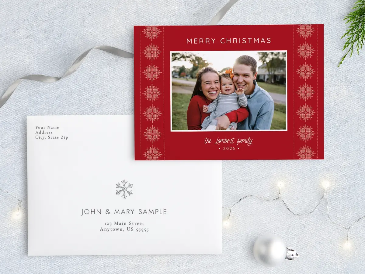 Front with Envelope Design
