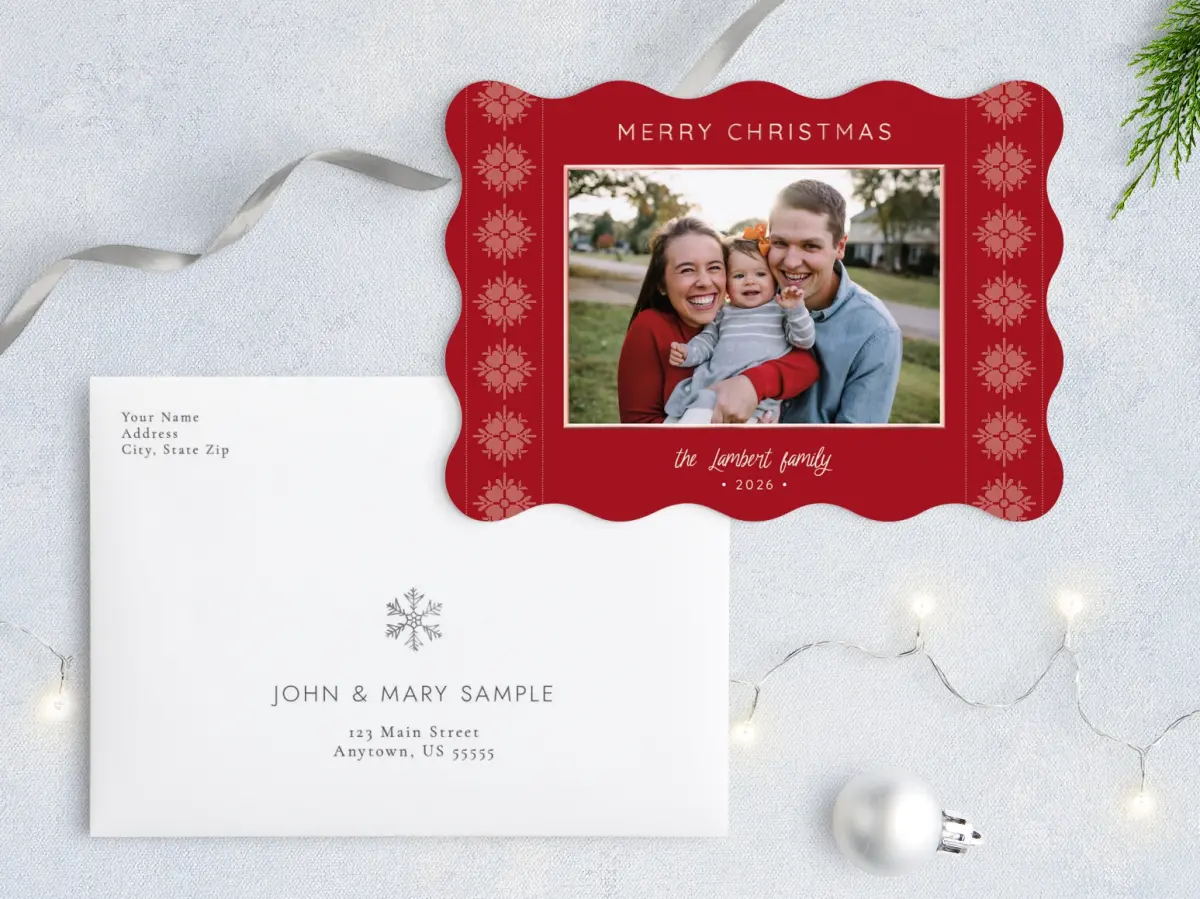 Front with Envelope Design