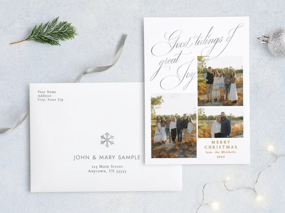 Front with Envelope Design