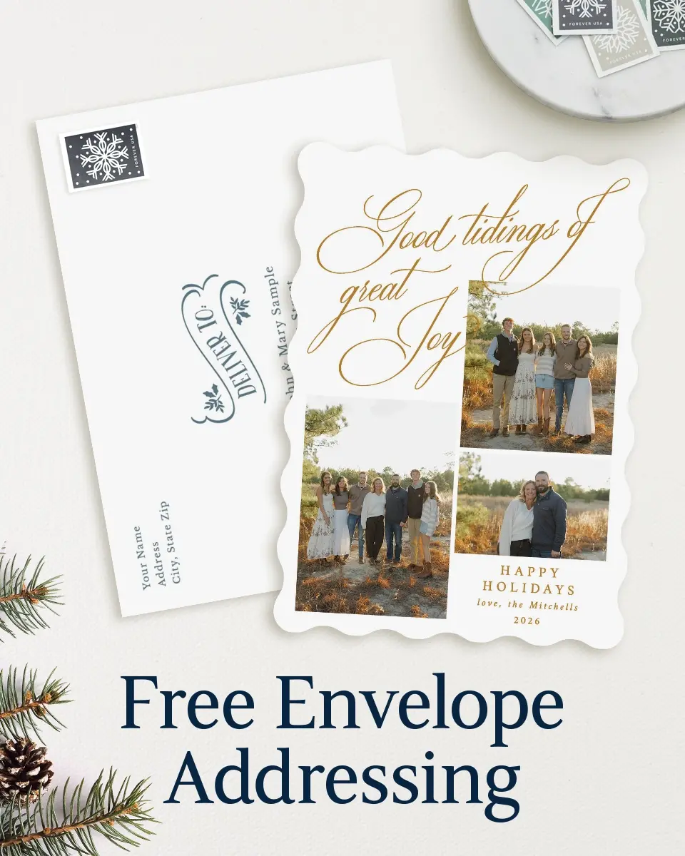 Wavy Christmas Cards