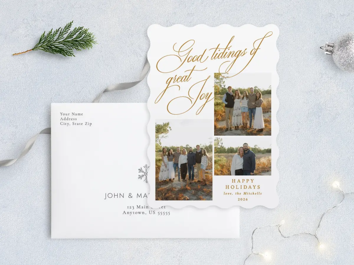 Front with Envelope Design