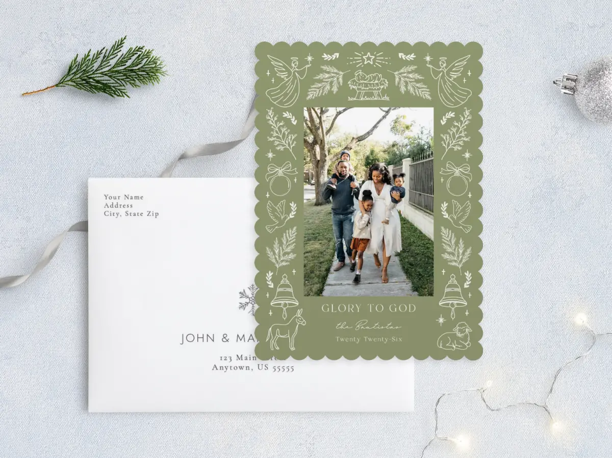 Front with Envelope Design