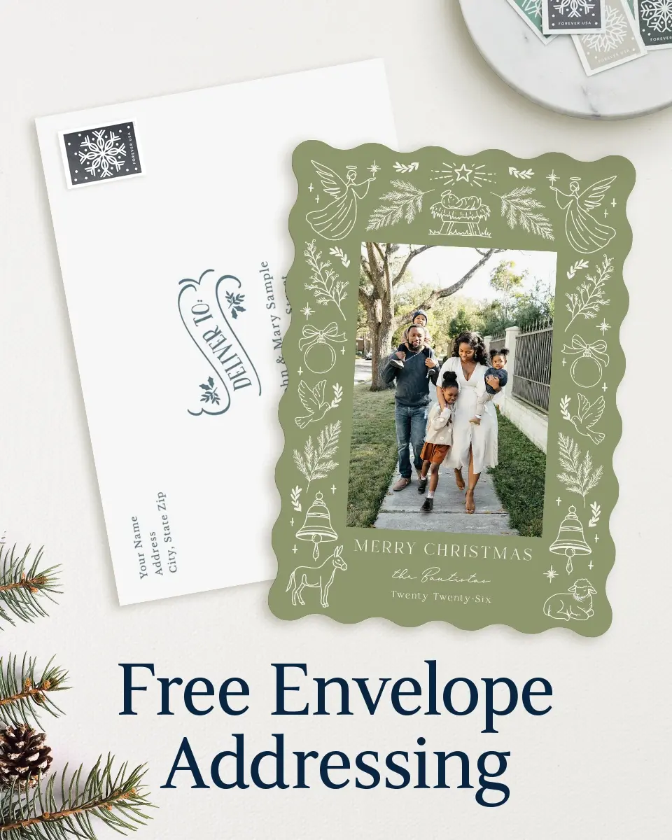 Wavy Christmas Cards