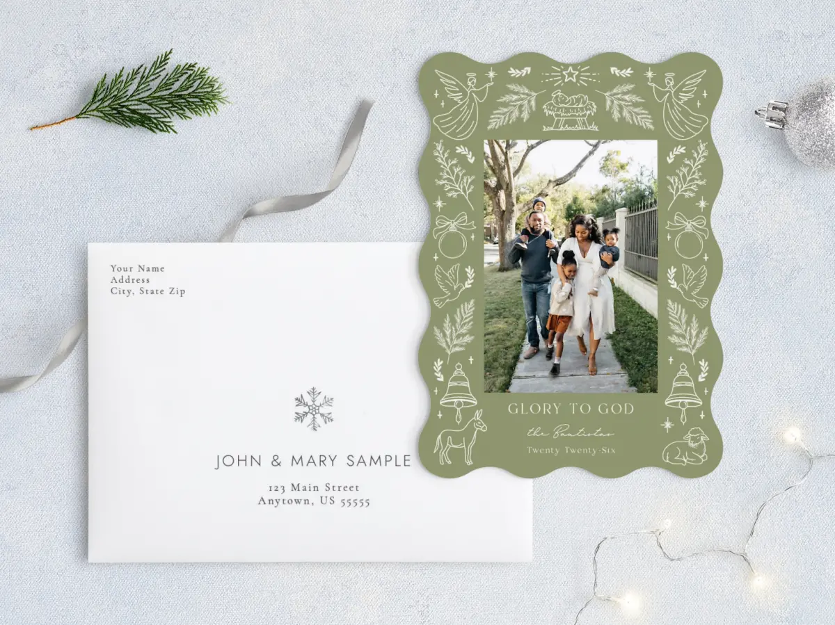 Front with Envelope Design