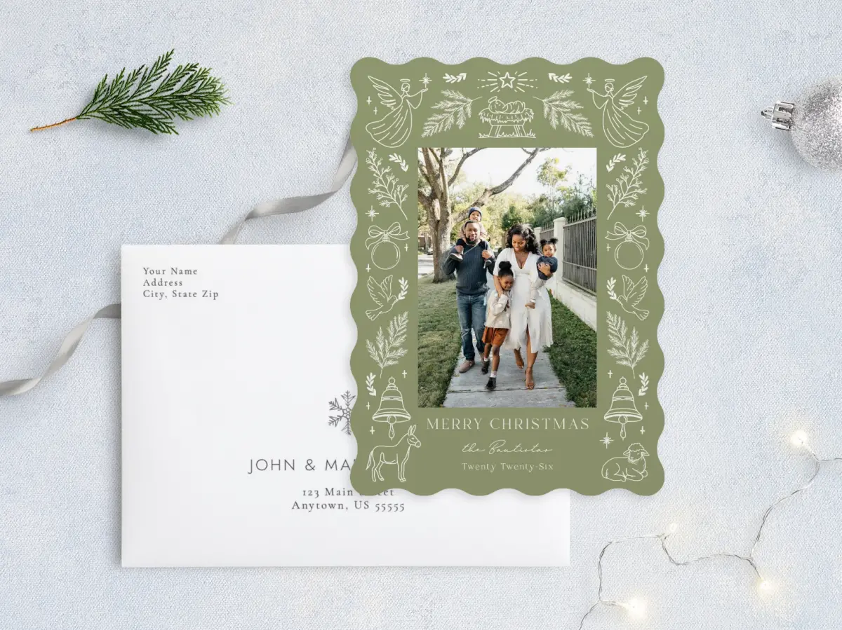 Front with Envelope Design