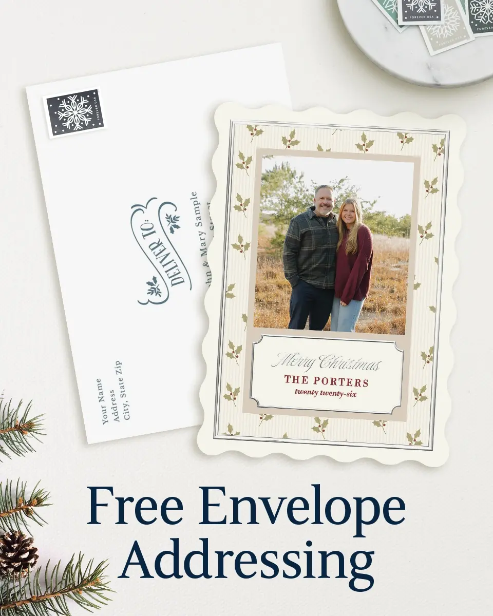 Wavy Christmas Cards