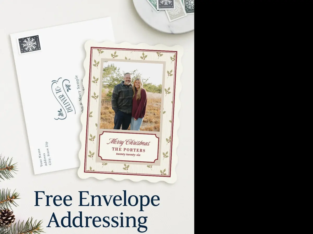 Wavy Christmas Cards
