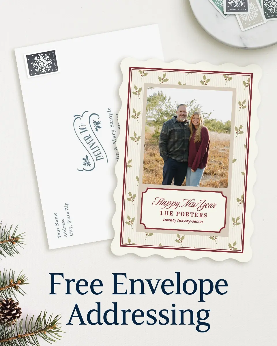 Wavy Christmas Cards