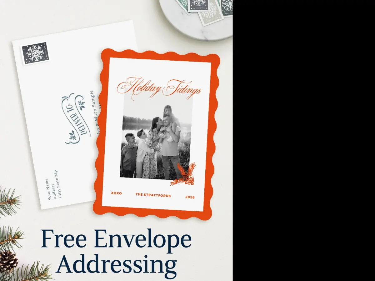 Wavy Christmas Cards