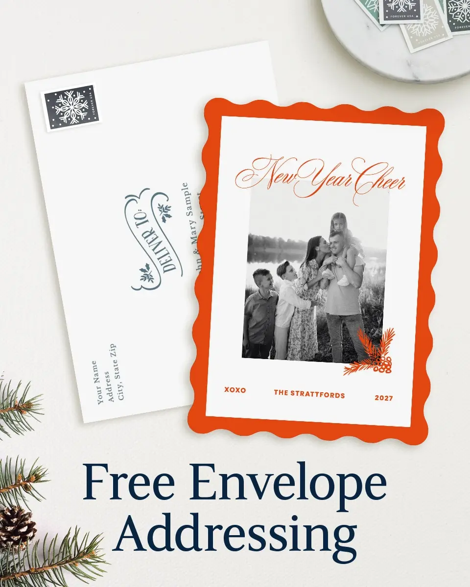 Wavy Christmas Cards