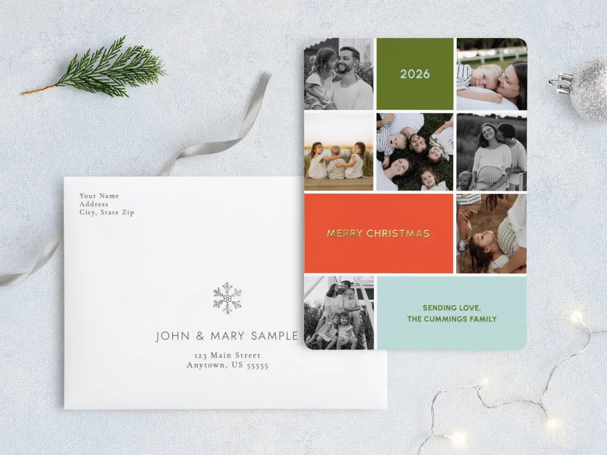 Front with Envelope Design