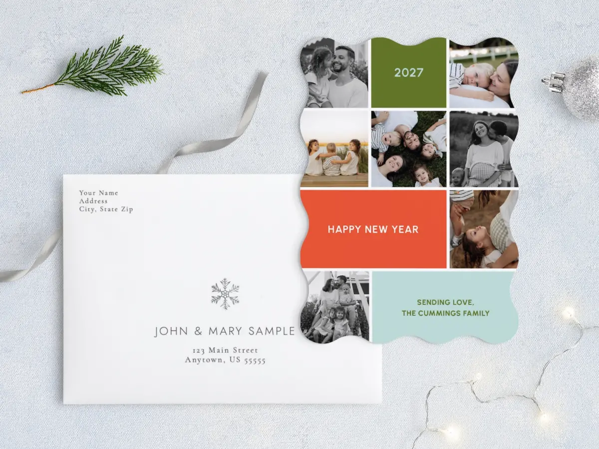 Front with Envelope Design