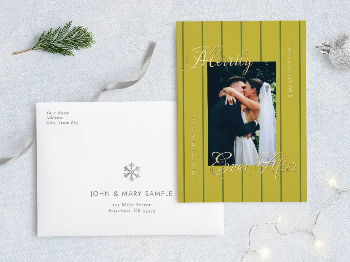 Front with Envelope Design