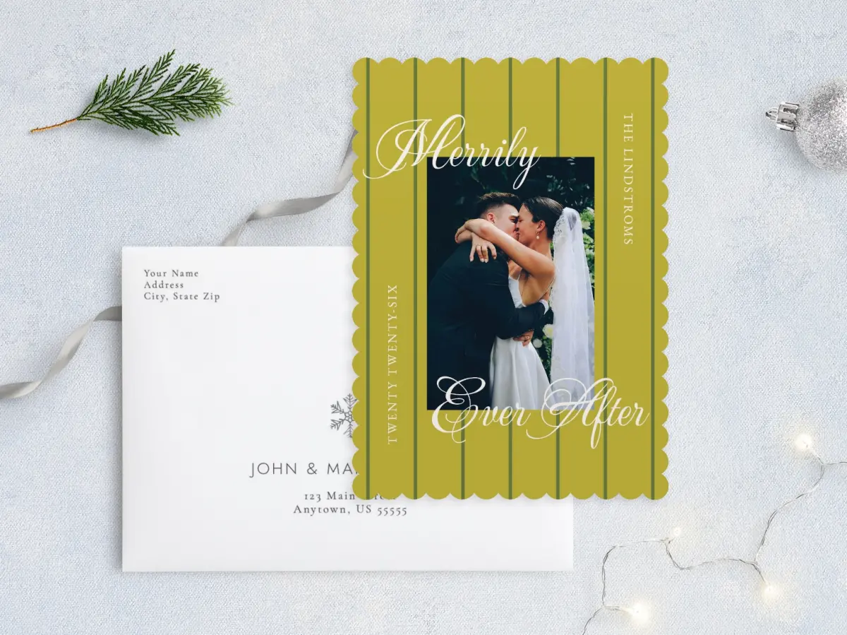Front with Envelope Design