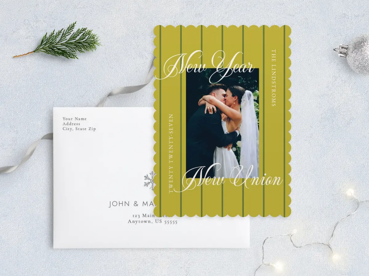 Front with Envelope Design