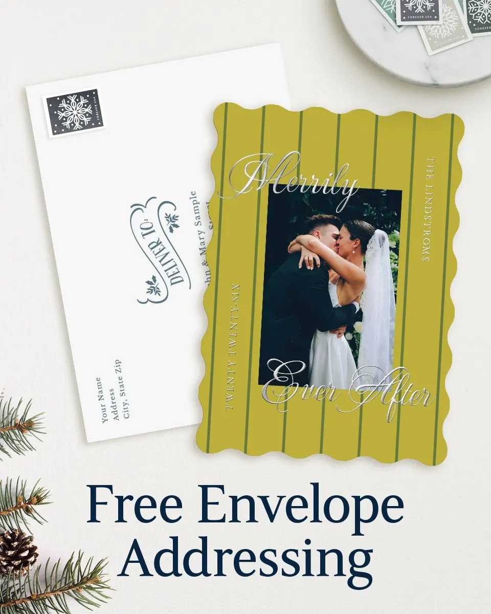 Wavy Christmas Cards