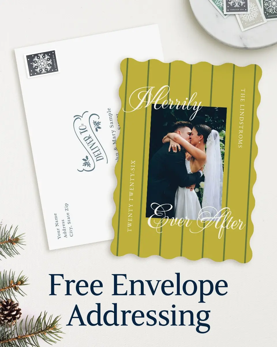 Wavy Christmas Cards