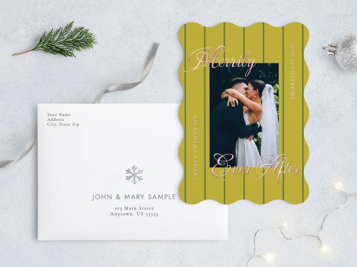Front with Envelope Design