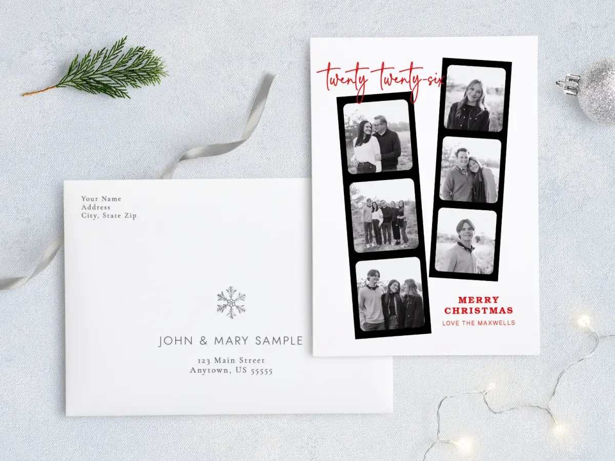 Front with Envelope Design