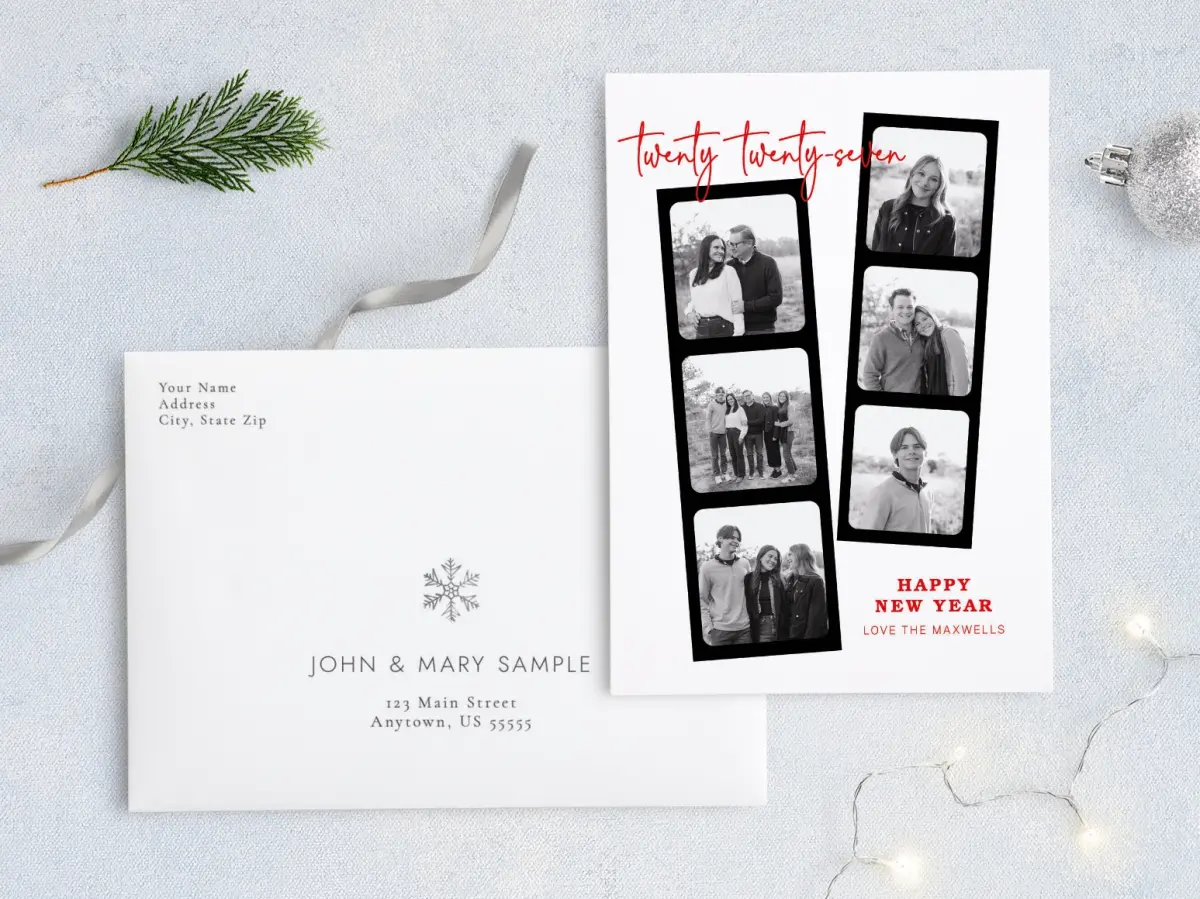 Front with Envelope Design