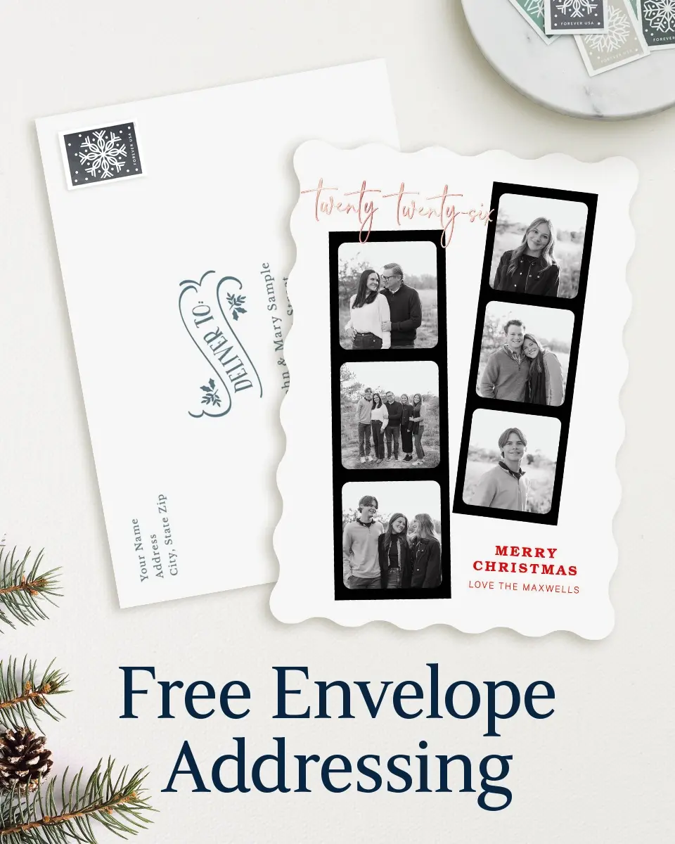 Wavy Christmas Cards