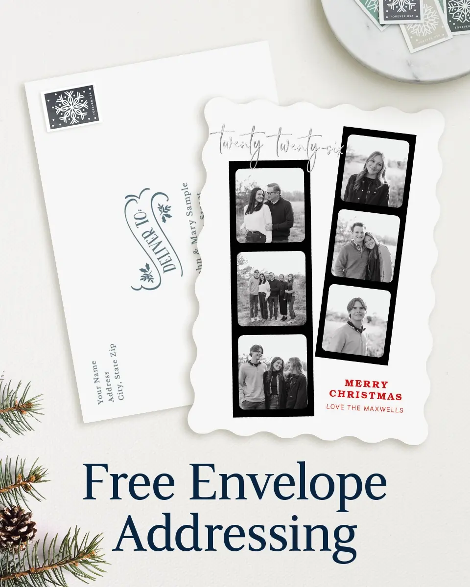 Wavy Christmas Cards
