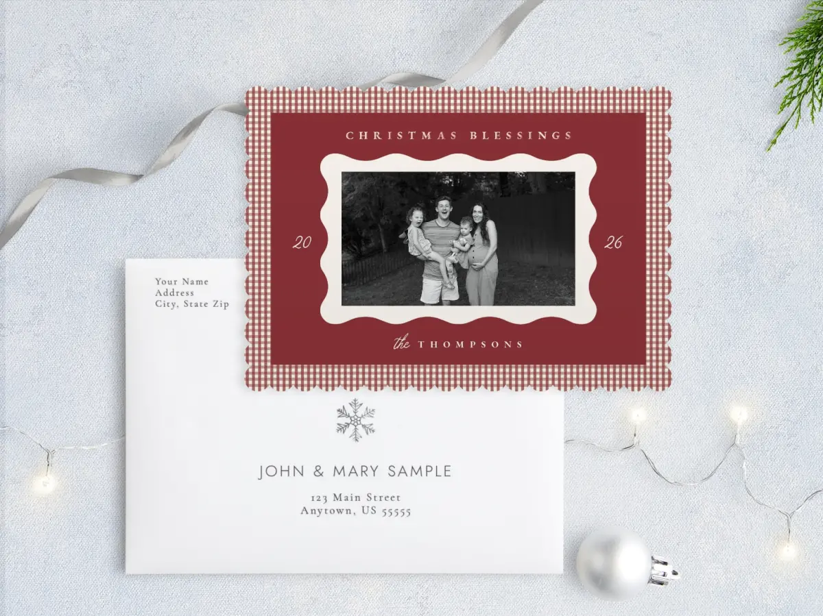 Front with Envelope Design