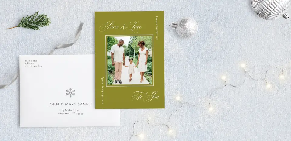 Front with Envelope Design