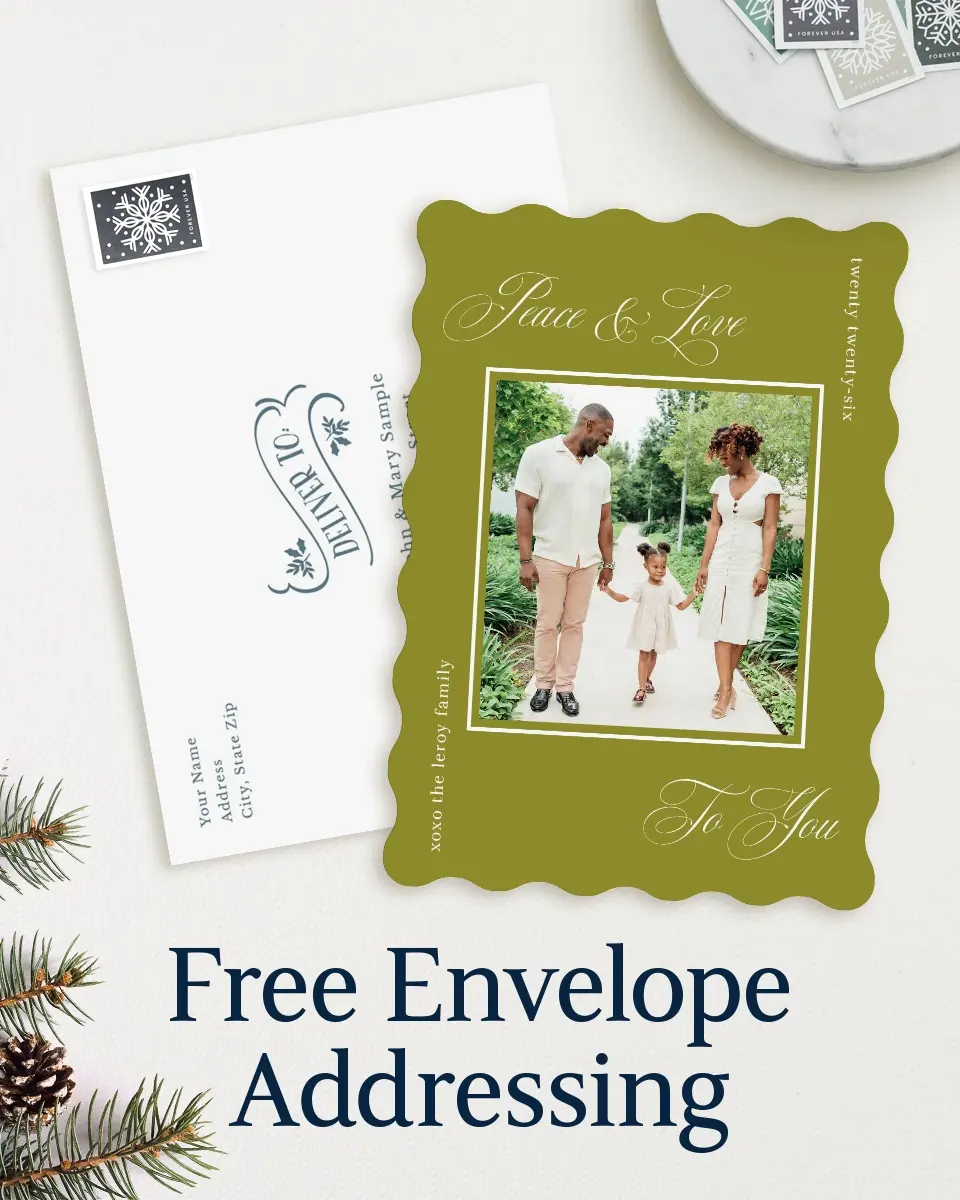 Wavy Christmas Cards