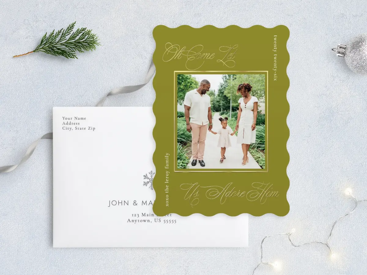 Front with Envelope Design