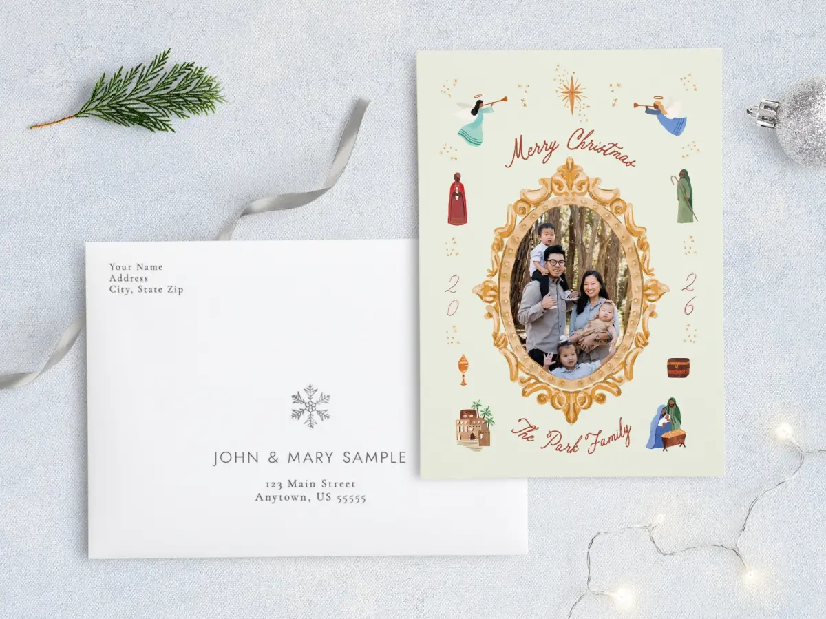Front with Envelope Design