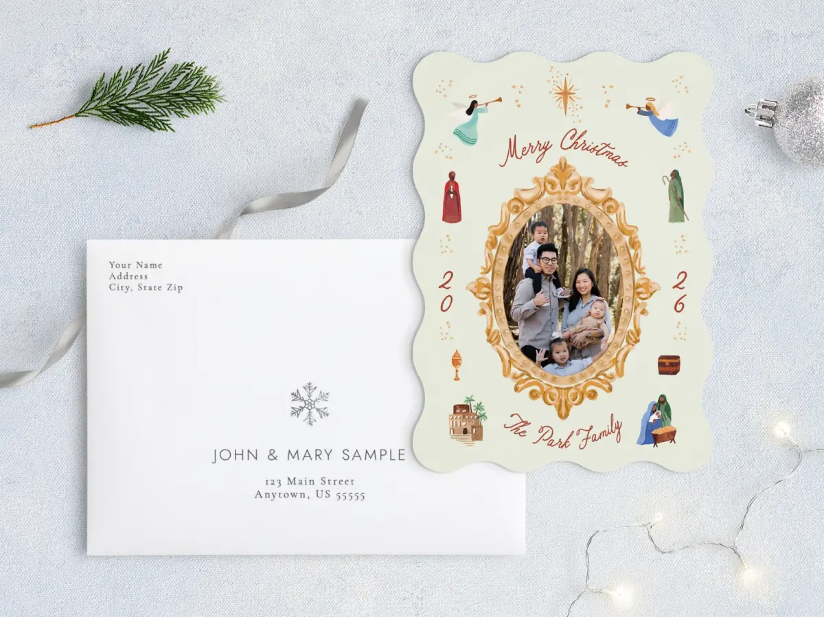 Front with Envelope Design