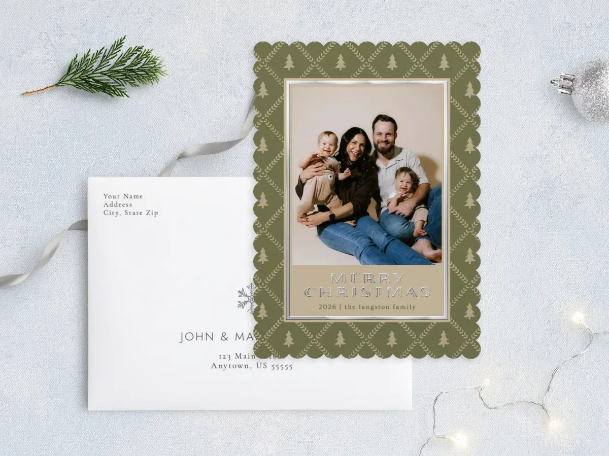 Front with Envelope Design