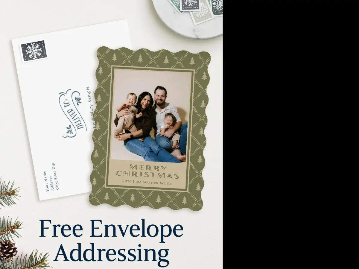 Wavy Christmas Cards