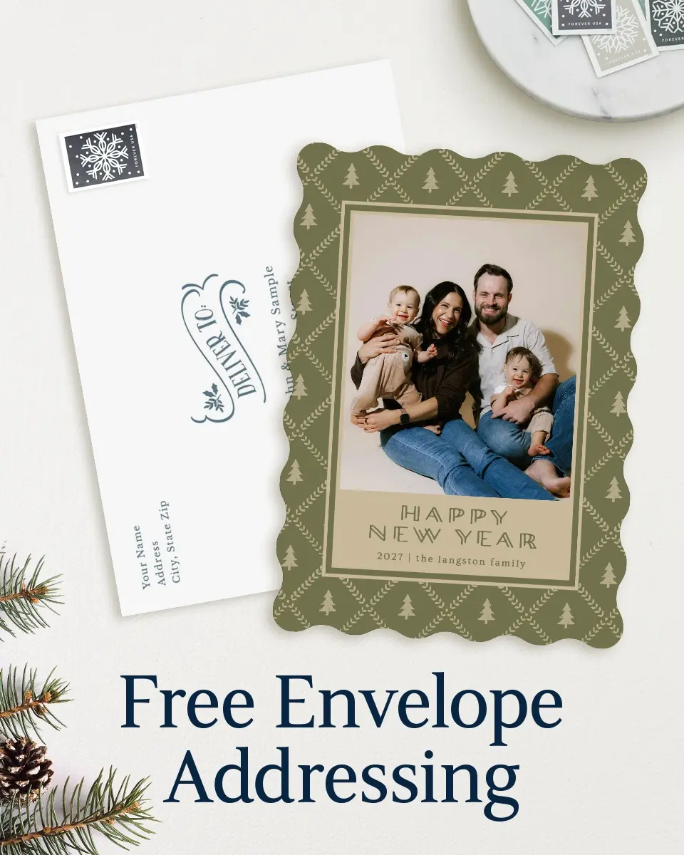 Wavy Christmas Cards