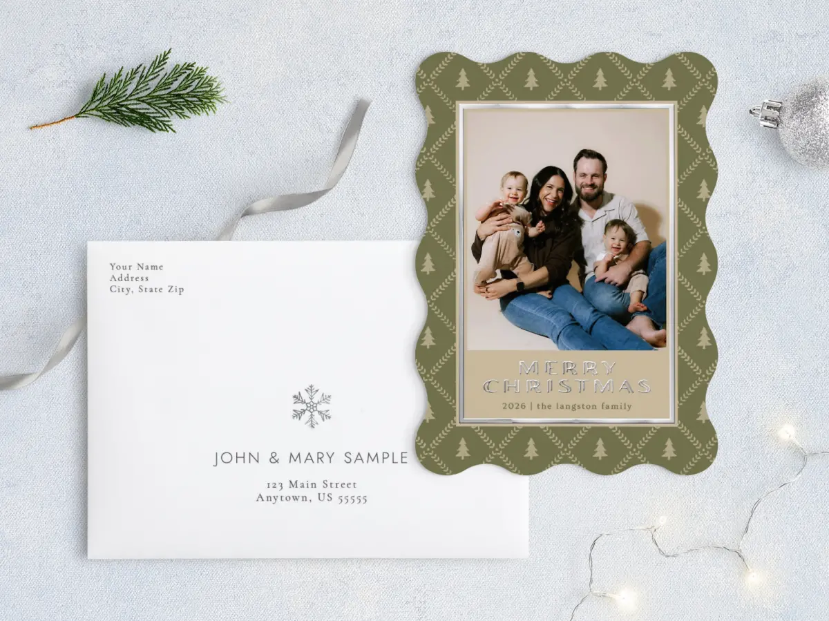 Front with Envelope Design