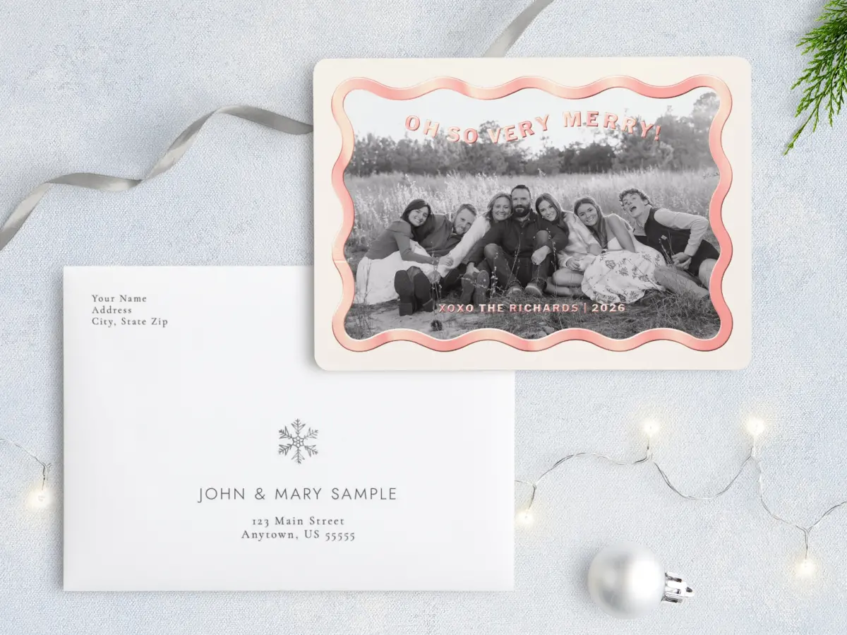 Front with Envelope Design