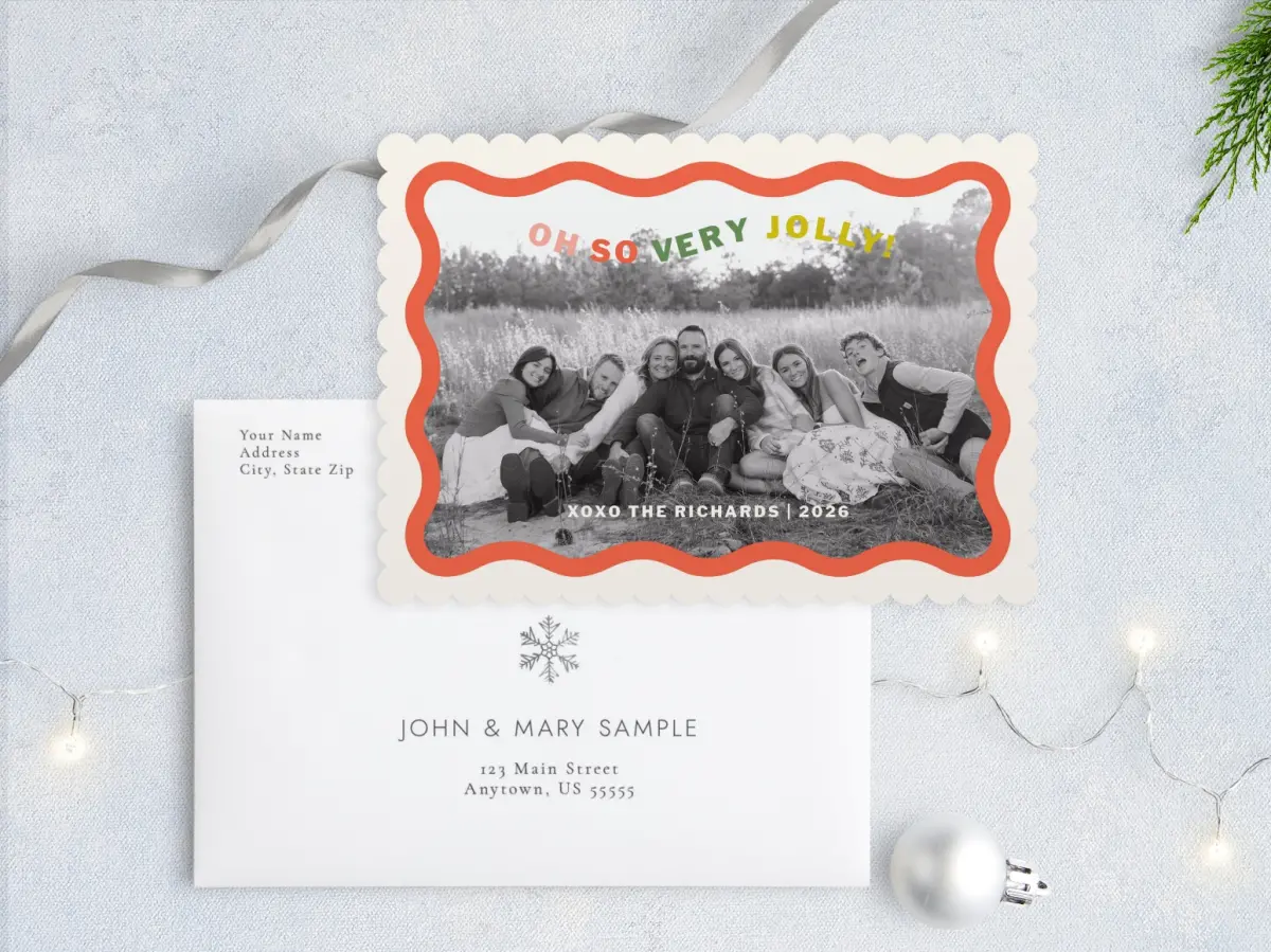 Front with Envelope Design