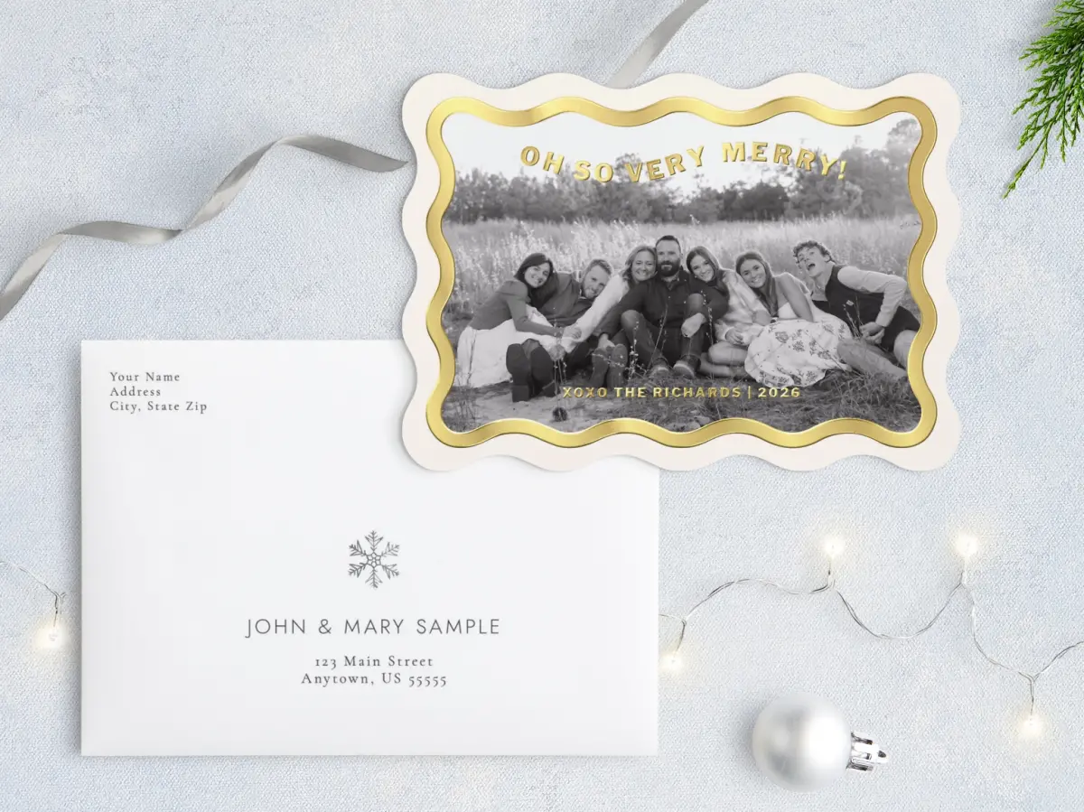 Front with Envelope Design