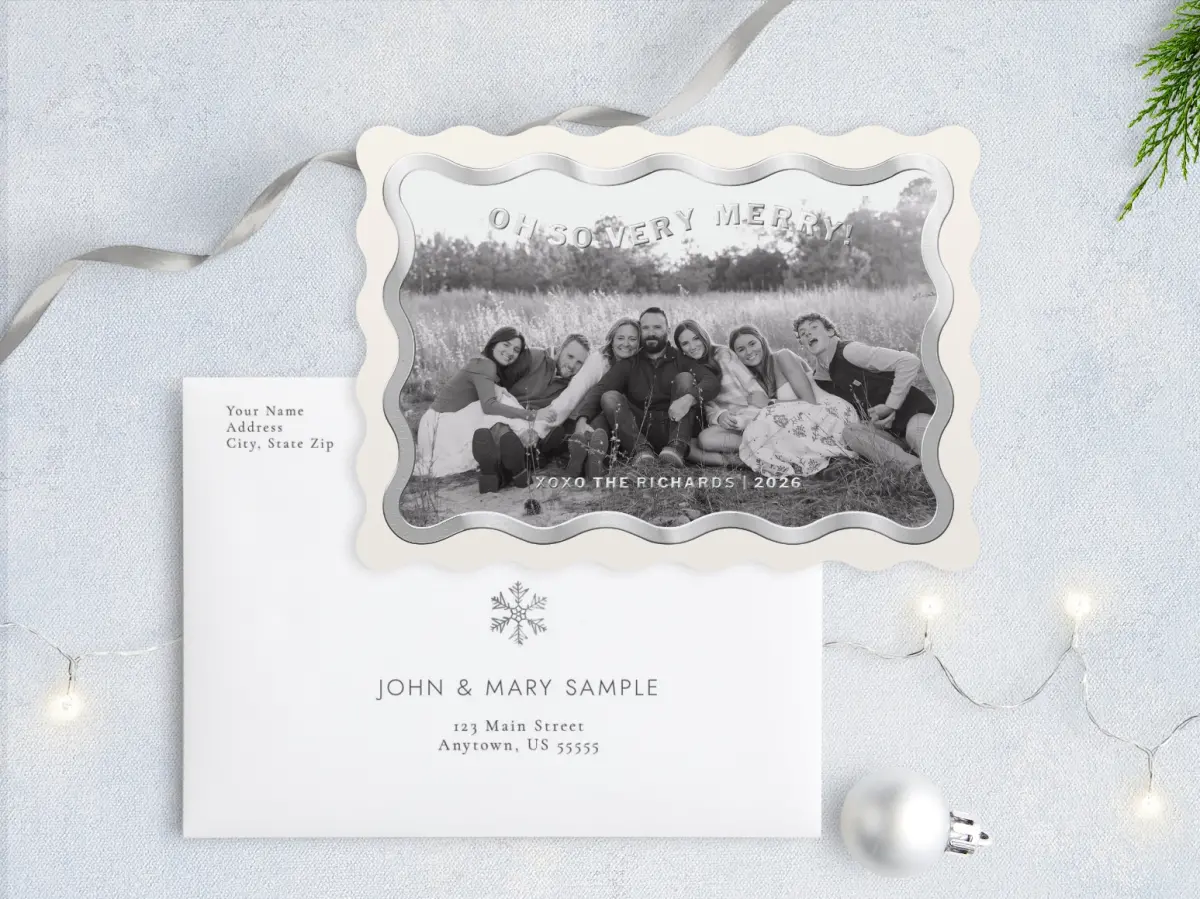 Front with Envelope Design