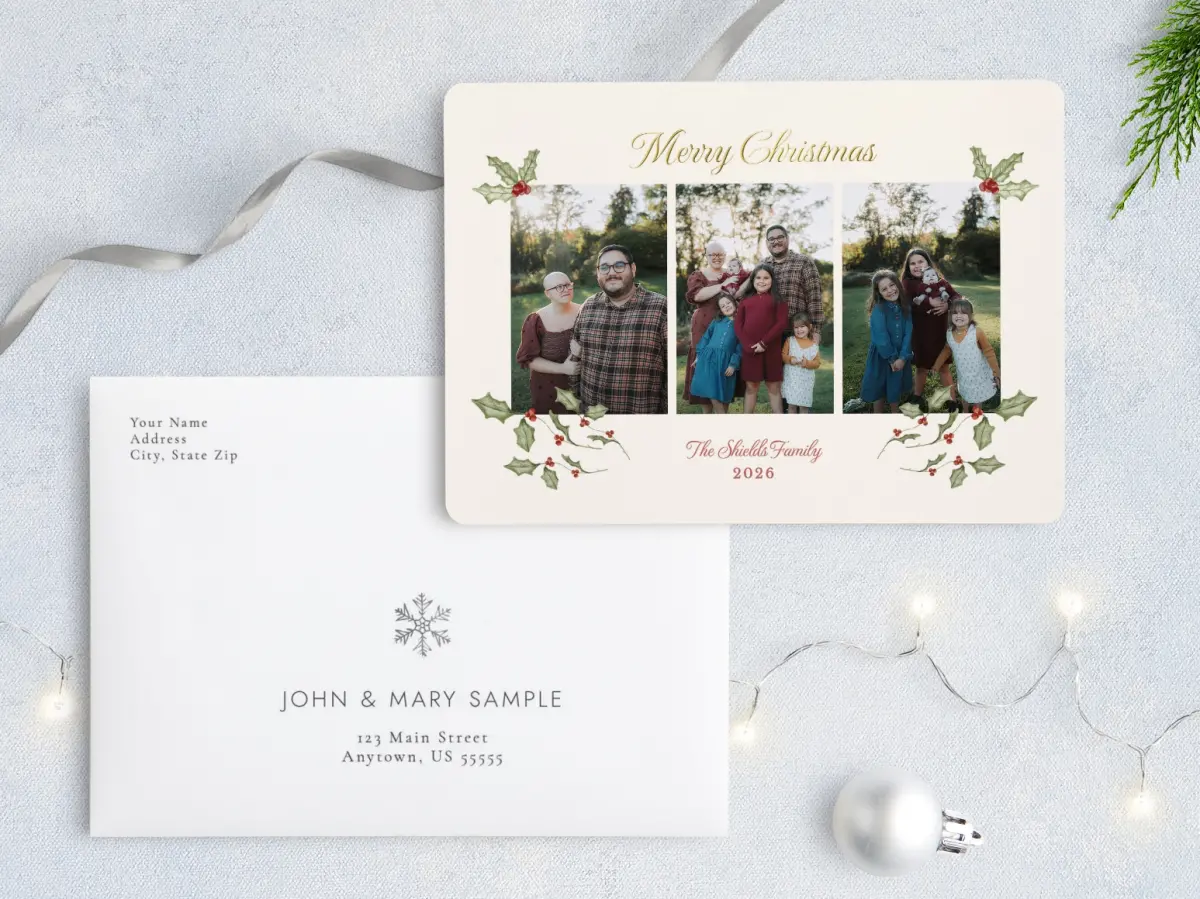 Front with Envelope Design