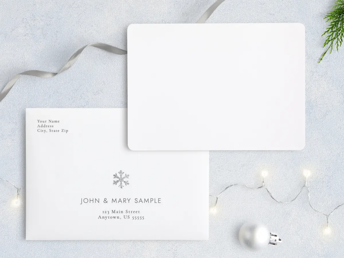 Front with Envelope Design