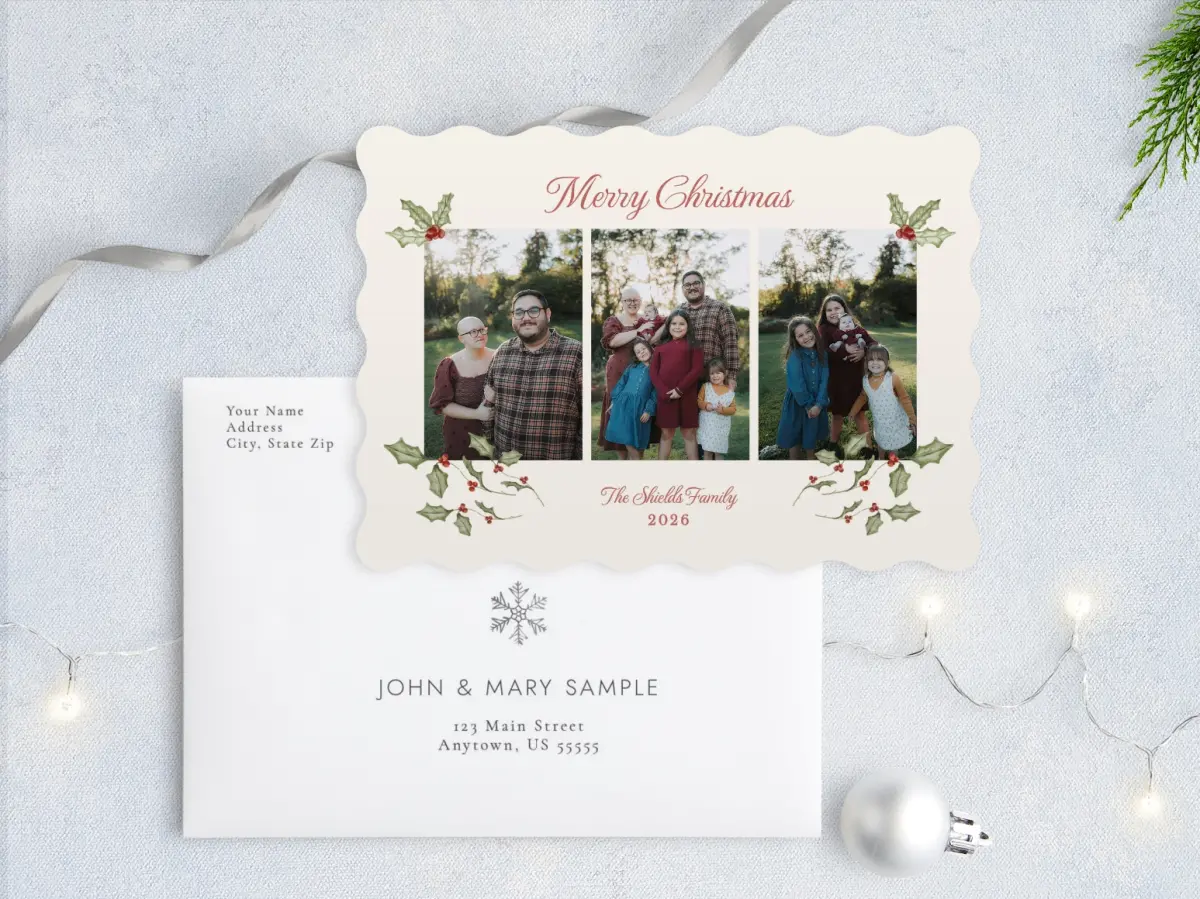 Front with Envelope Design