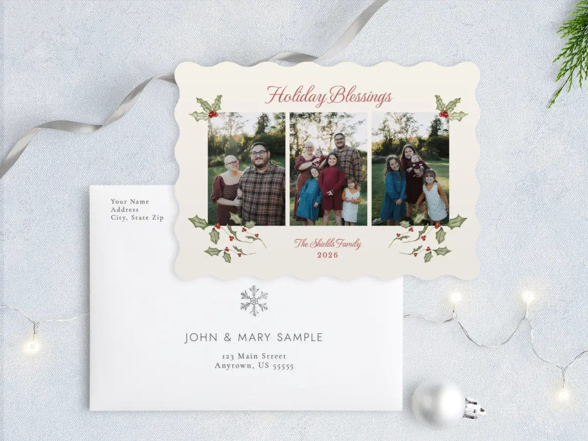 Front with Envelope Design