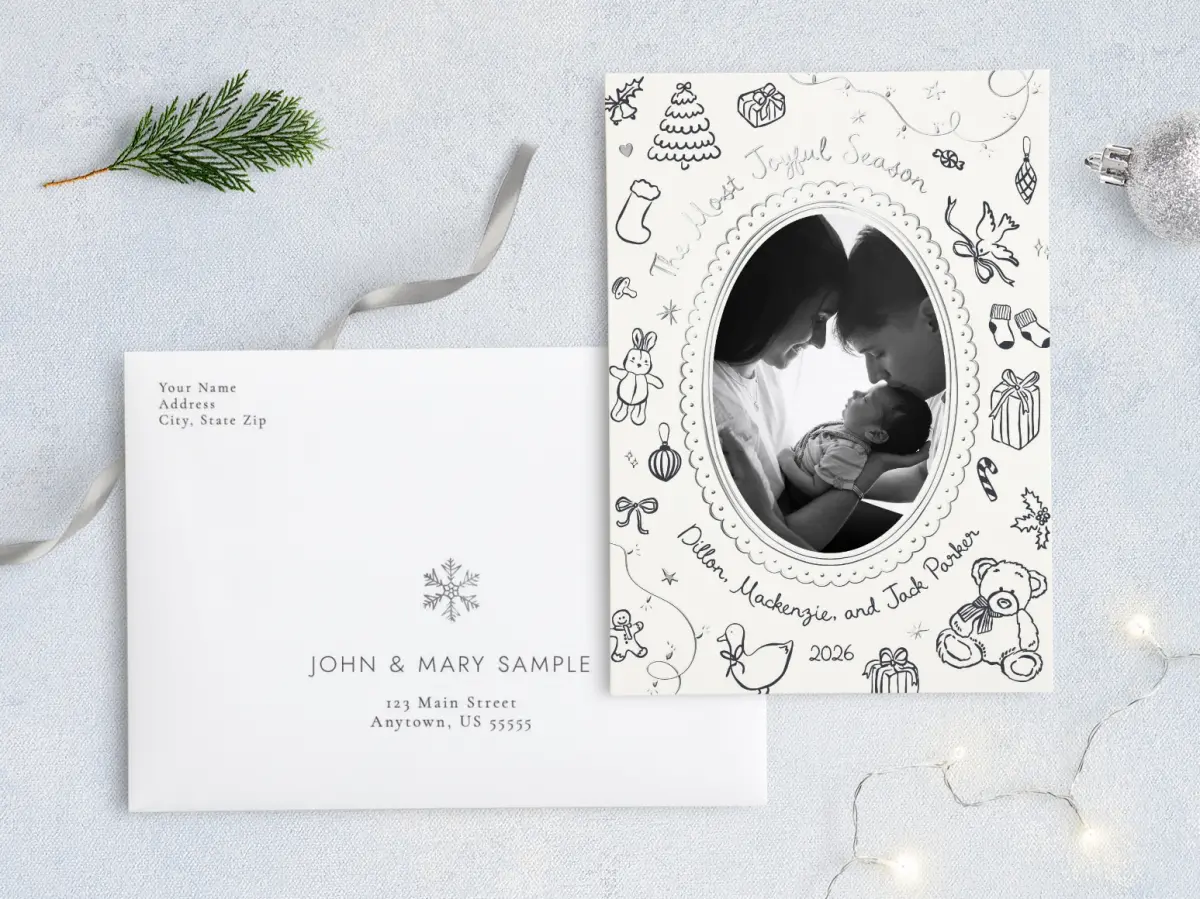 Front with Envelope Design